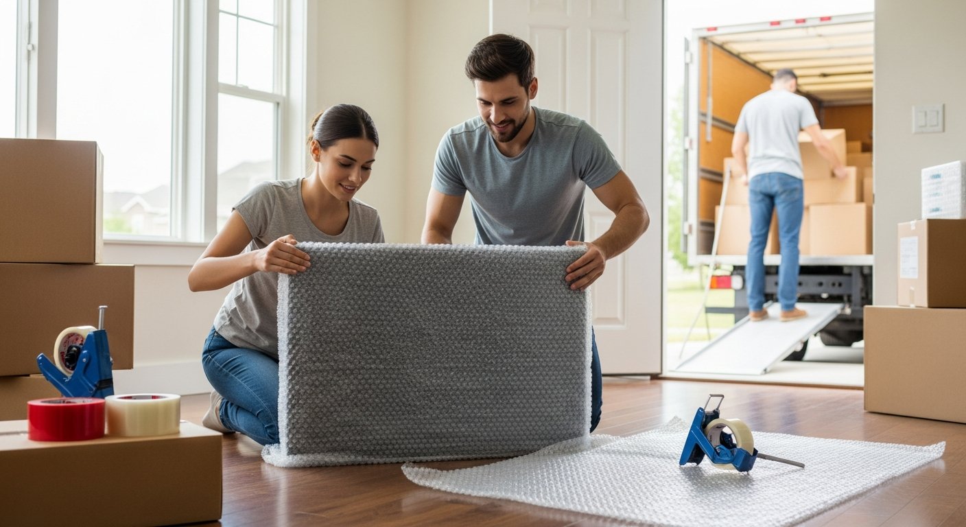 how to pack electronics for moving safely