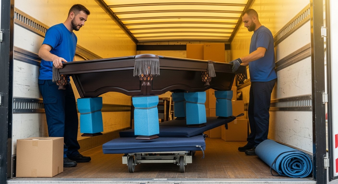 how to move a pool table safely disassembly transport
