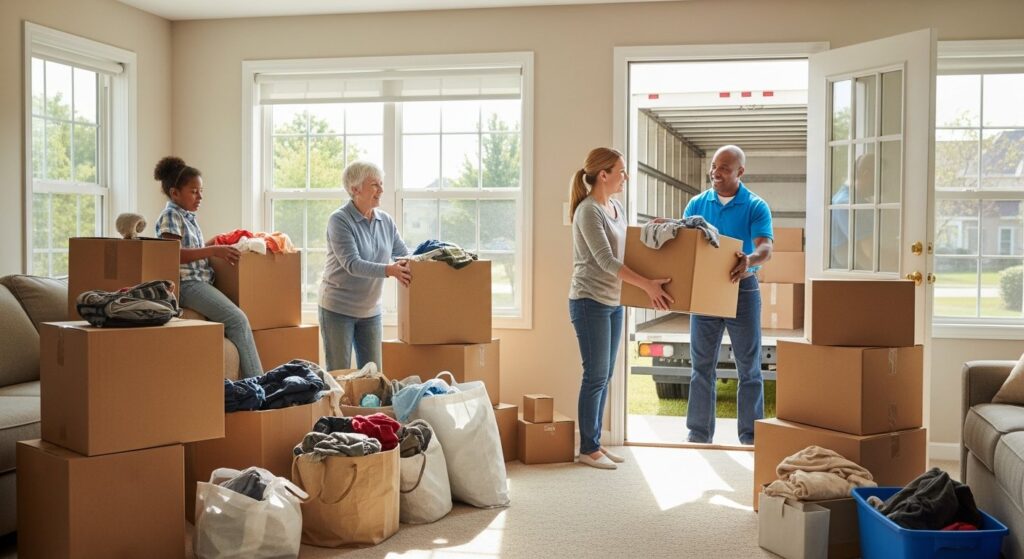 junk removal donation services declutter before moving