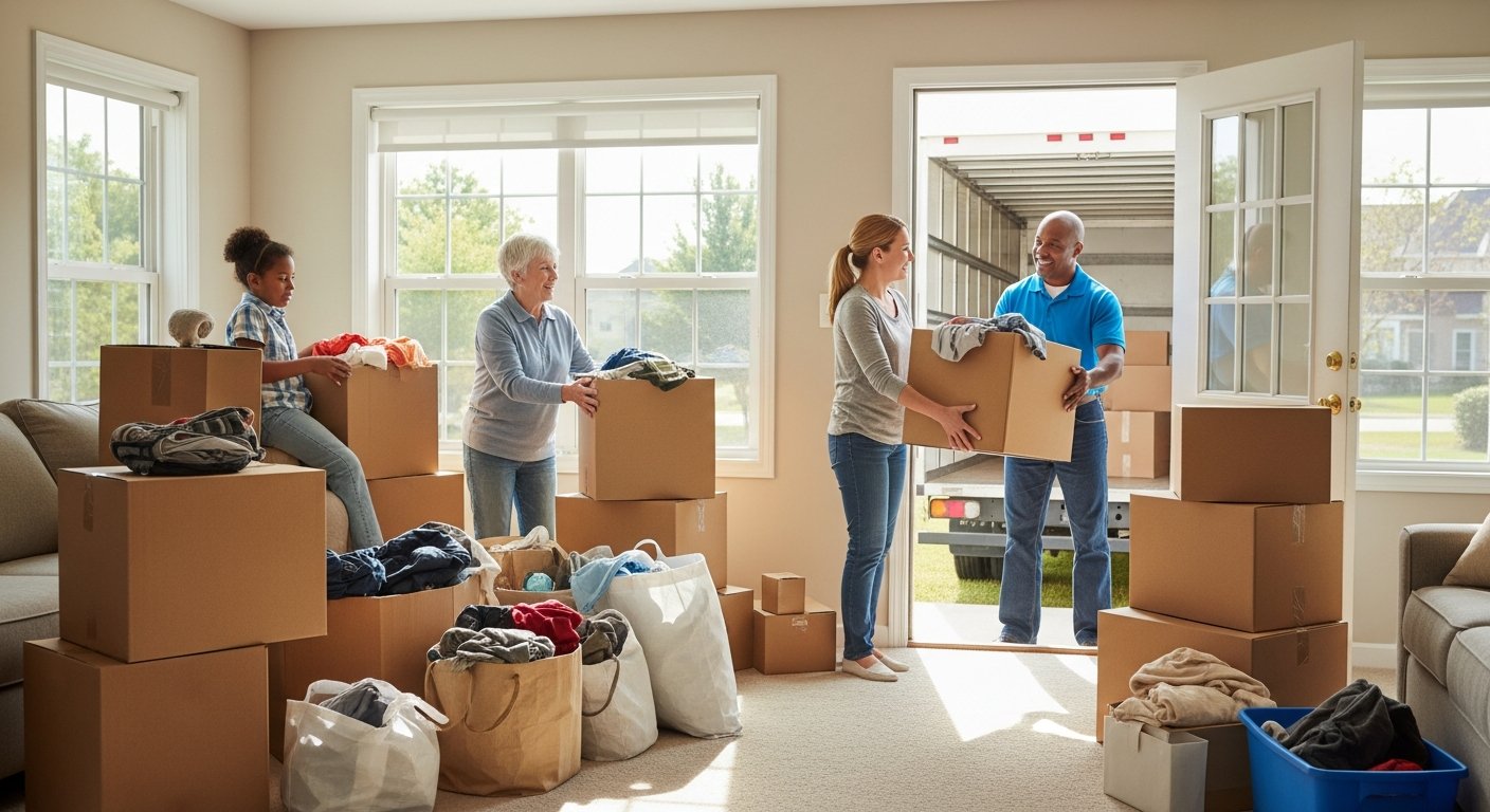 junk removal donation services declutter before moving