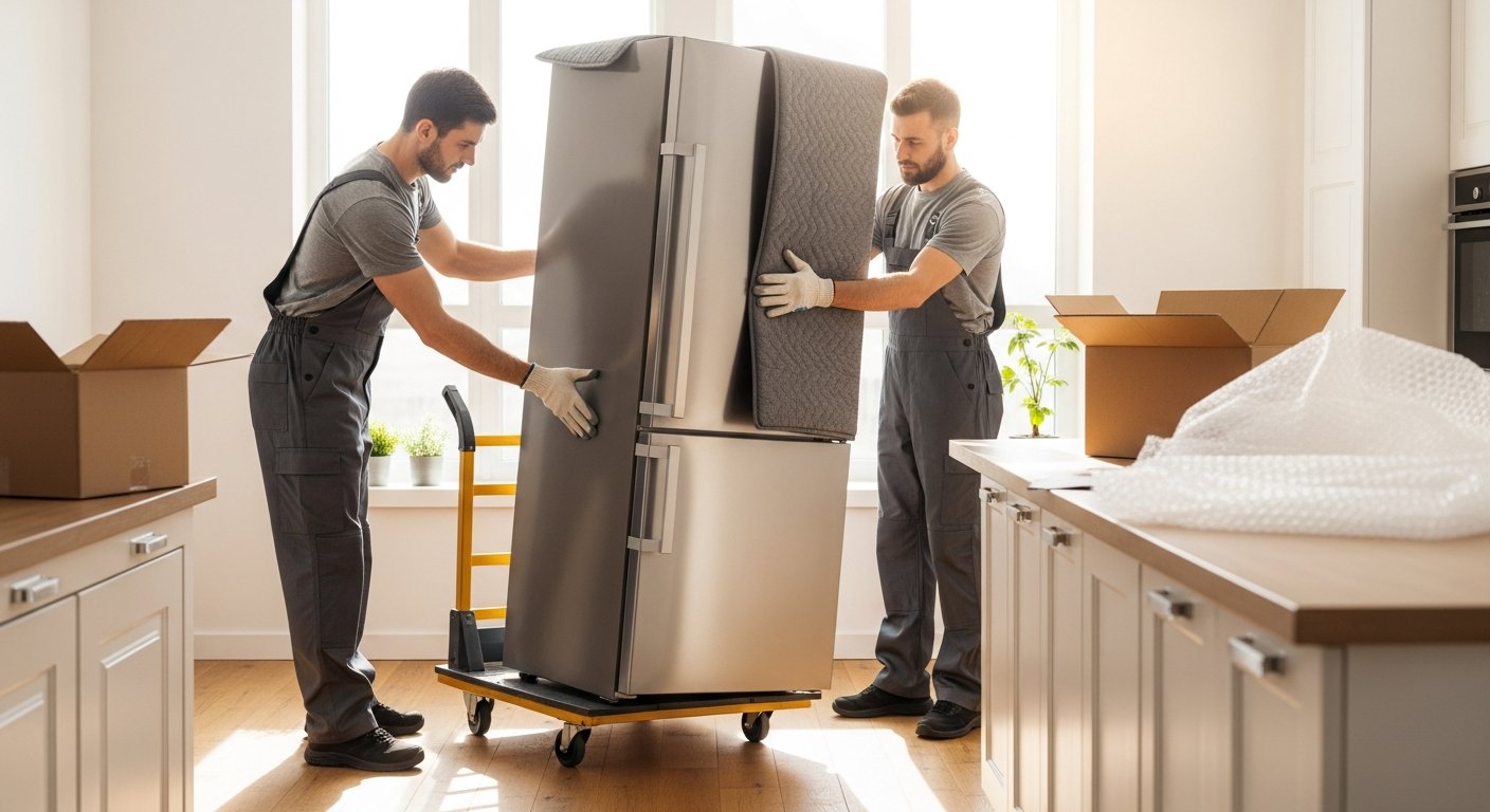 how to transport a refrigerator without damaging it