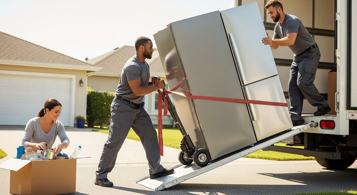 how to move large appliances safely